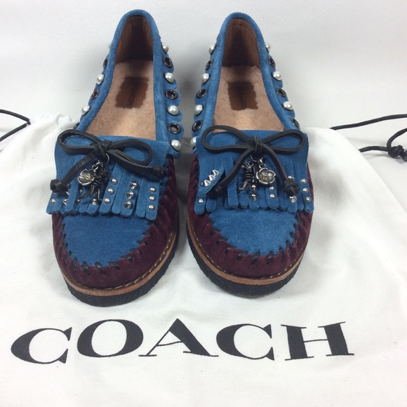Coach Rexy Roccasin Slip On Moccasin - Picture 1 of 6